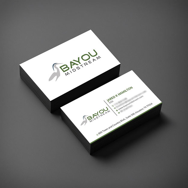 Bayou Midstream Branding Collateral - Business Cards