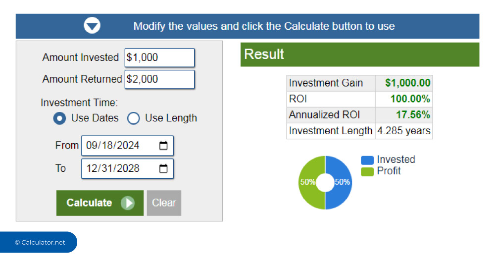 ROI Calculator